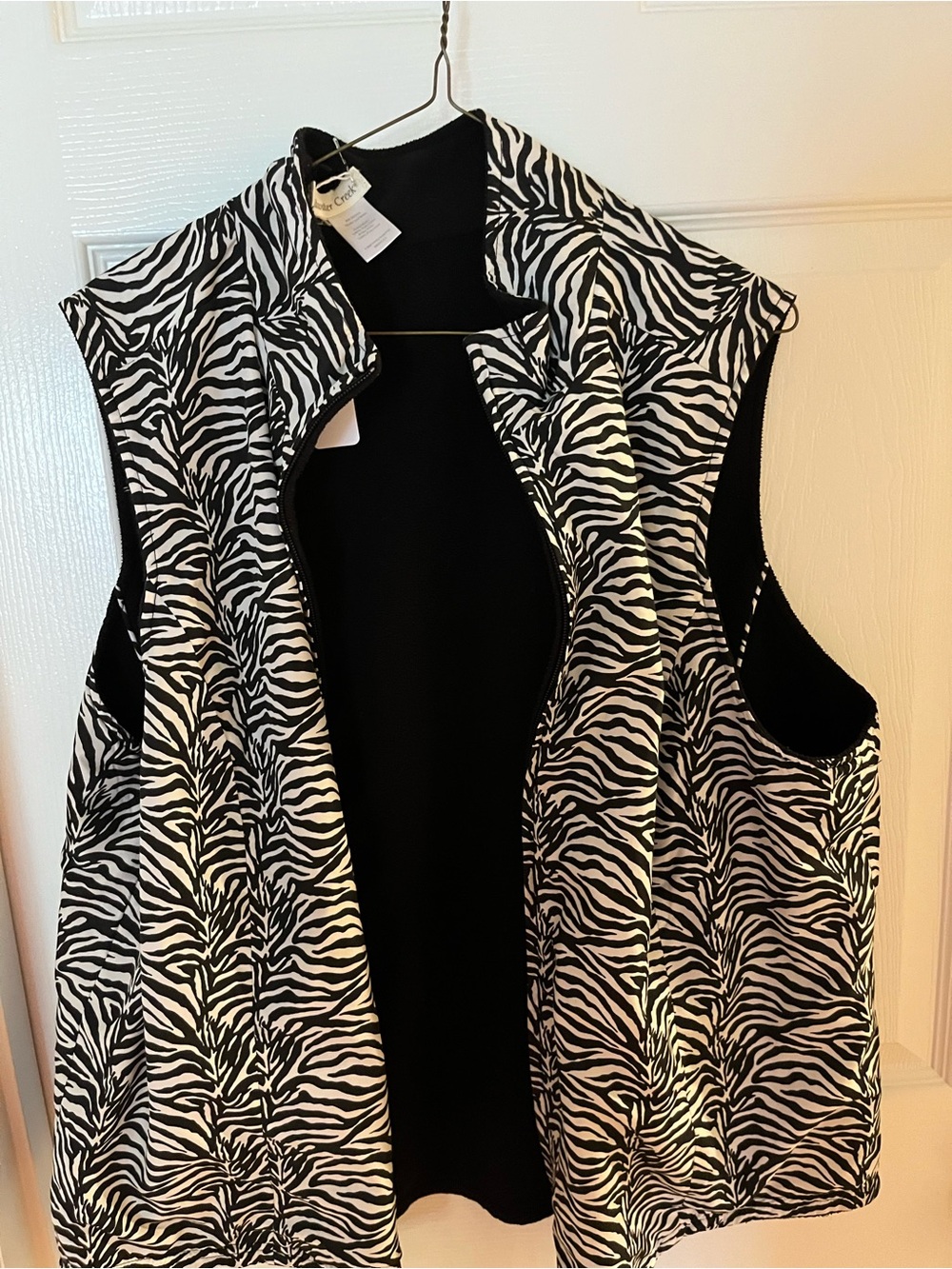 Coldwater Creek Reversible Black and White Women's Jacket
